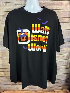 Disney Walt Disney World Halloween Black Shirt Size 4XL